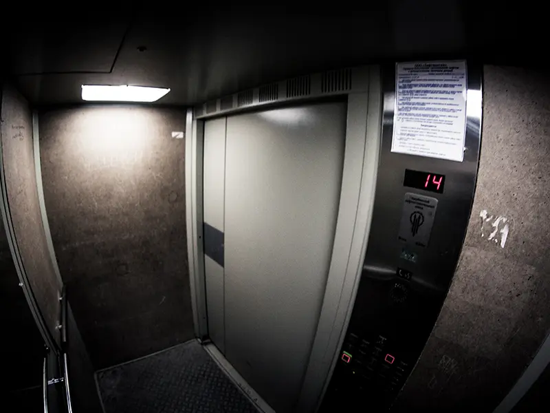 Detalj video nadzora u zgradi