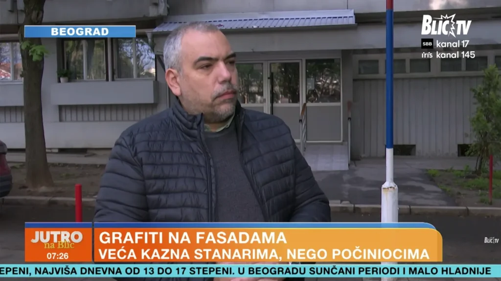 Grafiti na zgradama trosak za stanare